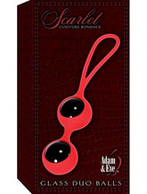 Scarlet Couture Glass Duo Balls